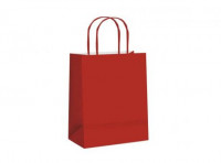 Imagen miniatura de BOLSA PAPEL PQ LISO ROJO 21,5X15X8