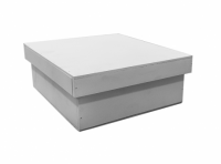 Imagen miniatura de CAJA MDF ON TAPA 20X20 BLANCO PQ