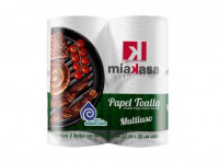 Imagen miniatura de PAPEL TOALLA DE COCINA DOBLE HOJA MIAKASA