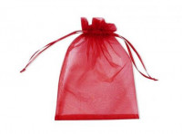 Imagen miniatura de BOLSITA DE ORGANZA ROJO M 12X17