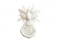 Imagen miniatura de APLIQUE RESINA PALOMA (6.5X10) BLANCO