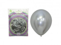 Imagen miniatura de GLOBO LATEX Nﾂｺ 10 25P PLATEADO