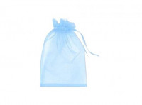 Imagen miniatura de BOLSA ORGANZA 10P (15X20CM) CELESTE