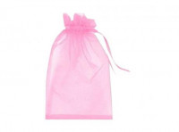 Imagen miniatura de BOLSA ORGANZA 10P (20X30CM) ROSADO CLARO