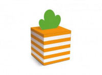 Imagen miniatura de CAJA POP IT PQ ZANAHORIA 7X7X7