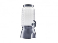 Imagen miniatura de POTE CON CANILLA WAVE PLOMO C/BASE METALIZADA 3.6L REF. 1490 BAND.