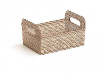 Imagen miniatura de CANASTA DE CARTON MD DECOR PAJA TRENZADA