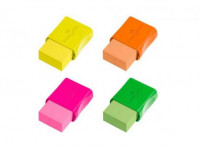 Imagen miniatura de BORRADOR FABER CASTELL FLUOR 24UN/CJ
