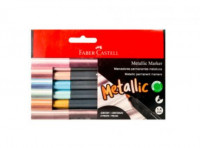 Imagen miniatura de MARCADOR FABER CASTELL PERMANENTE METALICO
