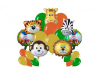 Imagen miniatura de SET GLOBOS ANIMALES X22 CM02169