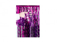 Imagen miniatura de CORTINA MDC ONDULADA METALIZADA MDC 1*2M FUCSIA CM02141