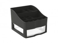 Imagen miniatura de ORGANIZADOR DE COSMÉTICOS Y MAQUILLAJE 1 CAJONE NEGRO R: 314.006.560 NITRON