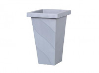 Imagen miniatura de PLANTERA COLUMNA MEDIA 19 L GRIS R. 467 PLASNEW
