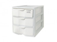 Imagen miniatura de CAJONERA PLAST. C/3 NIVEL R.6055