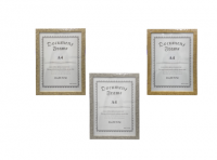 Imagen miniatura de CUADRO PORTA CERTIFICADO, MEDIDA A4, COLORES SURTIDO S0091