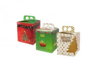 Imagen miniatura de CAJA PARA PAN DULCE NAVIDAD CON FRASE 17X14X14