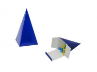 Imagen miniatura de CAJITA PIRAMIDE 10P (6.5X12.5) AZUL