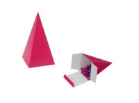 Imagen miniatura de CAJITA PIRAMIDE 10P (6.5X12.5) FUCSIA