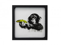 Imagen miniatura de PORTA RETRATO CUADRADO MONO (25X25X2) NEGRO