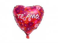 Imagen miniatura de GLOBO CORAZON \\\"TE AMO\\\" (45CM) ROSADO
