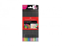 Imagen miniatura de ECOLAPICES DE COLORES NEON/PASTEL SUPERSOFT FABER CASTELL 12PCS