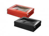 Imagen miniatura de CAJA DUPLEX VISOR MD LISA ROJO/NEGRO 4543 30X20X8