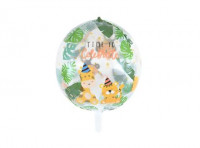 Imagen miniatura de GLOBO CIRCULAR ANIMALES (55CM) TRANSP.