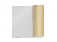 Imagen miniatura de HOJA POLI 69X68 METAL BLANCO ORO UNIDAD