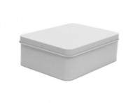 Imagen miniatura de LATA RECTANGULAR 4P (12.5X4X9.5) BLANCO