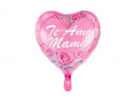 Imagen miniatura de GLOBO CORAZON \\\"TE AMO MAMA\\\" (43X43CM) ROSADO