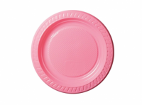 Imagen miniatura de PLATO PLAST. COPOBRAS C/ 10 UN PS-15 CM ROSA