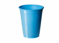 Imagen miniatura de VASO PLAST. COPOBRAS 200 ML C/ 50 AZUL CLARO