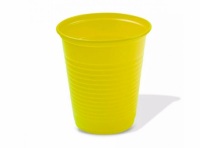 Imagen miniatura de VASO PLAST. COPOBRAS 200 ML C/ 50 AMARILLO