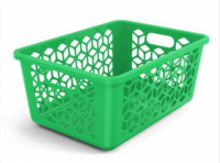 Imagen miniatura de CANASTA ORGANIZ. PLAST. R. UZ360 VERDE UZ