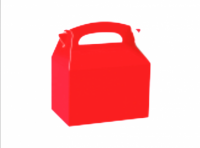 Imagen miniatura de CAJITA PAPEL SOUVENIR 10P (7X11X5) ROJO