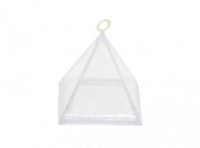 Imagen miniatura de CAJA PLASTICA TRIANGULO (6X8) TRANSP. (DS) (SW)