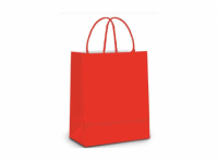 Imagen miniatura de BOLSA PAPEL GRD LISO ROJO 32X26,5X13