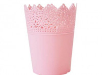 Imagen miniatura de MACETA DISEÑO FLOR (570ML) ROSA