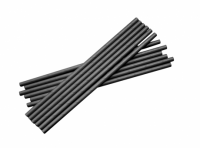 Imagen miniatura de PAJITA DE PAPEL 25P (20CM) NEGRO