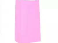 Imagen miniatura de BOLSA PAPEL 10P (13X24X8) ROSADO