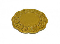 Imagen miniatura de BLONDAS PAPEL 50P (9CM) DORADO