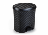 Imagen miniatura de BASURERO RATTAN NEGRO 6L R: 052/P NITRON