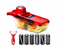 Imagen miniatura de RALLADOR FRUTAS/VERDURAS 6 CUCHILLAS MANDOLINE SLICE ZS-8983