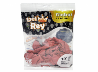 Imagen miniatura de GLOBO DEL REY PLATINO ROJO NRO 10X25