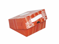 Imagen miniatura de CAJA LOMITO ROJA 16X16X6 - PY