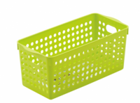 Imagen miniatura de CANASTA PLASTICO FINO VERDE