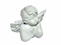 Imagen miniatura de RESINA ANGEL NIÑO (10X8CM) BLANCO