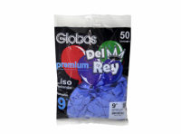 Imagen miniatura de GLOBO DEL REY PREMIUM AZUL OSCURO NRO 9 X 50