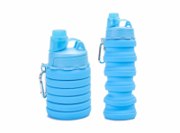 Imagen miniatura de BOTELLA PLEGABLE DE SILICONA 500ML NH-21435