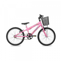 Imagen miniatura de BIC FREE AC ARO 20 FEM KISS C/ CESTA V-BRAKE ROSA